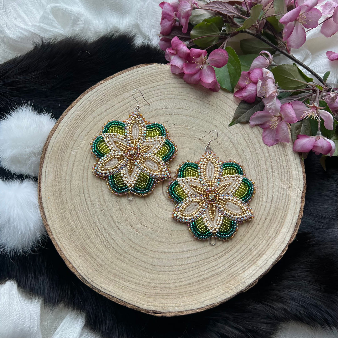 Ironstar Co. Lily Convertible Beaded Earrings