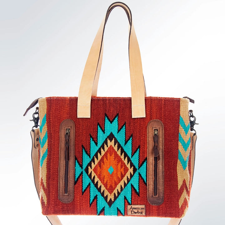 LS Western Southwestern Wool Tote