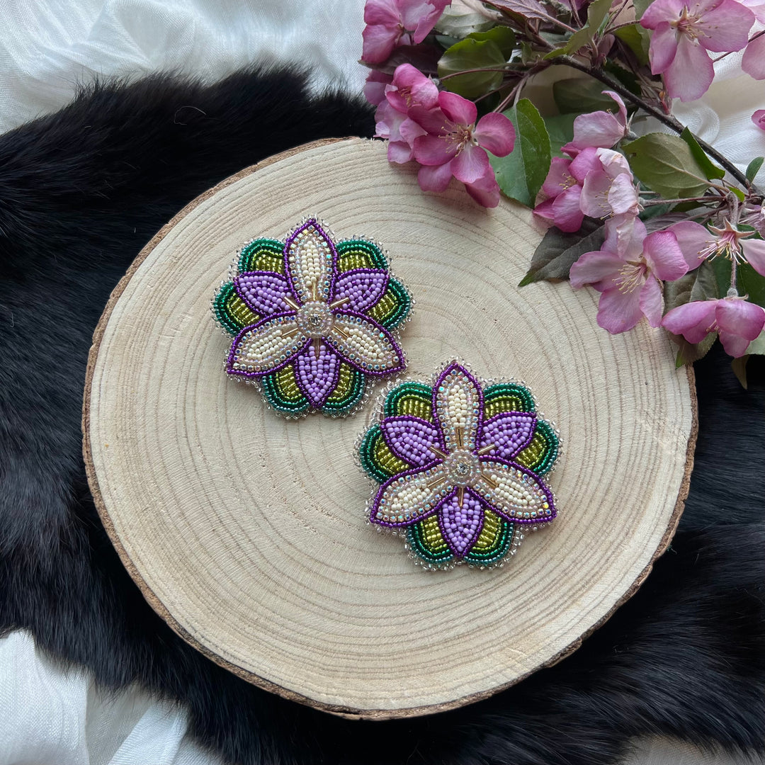 Ironstar Co. Lily Floral Earrings