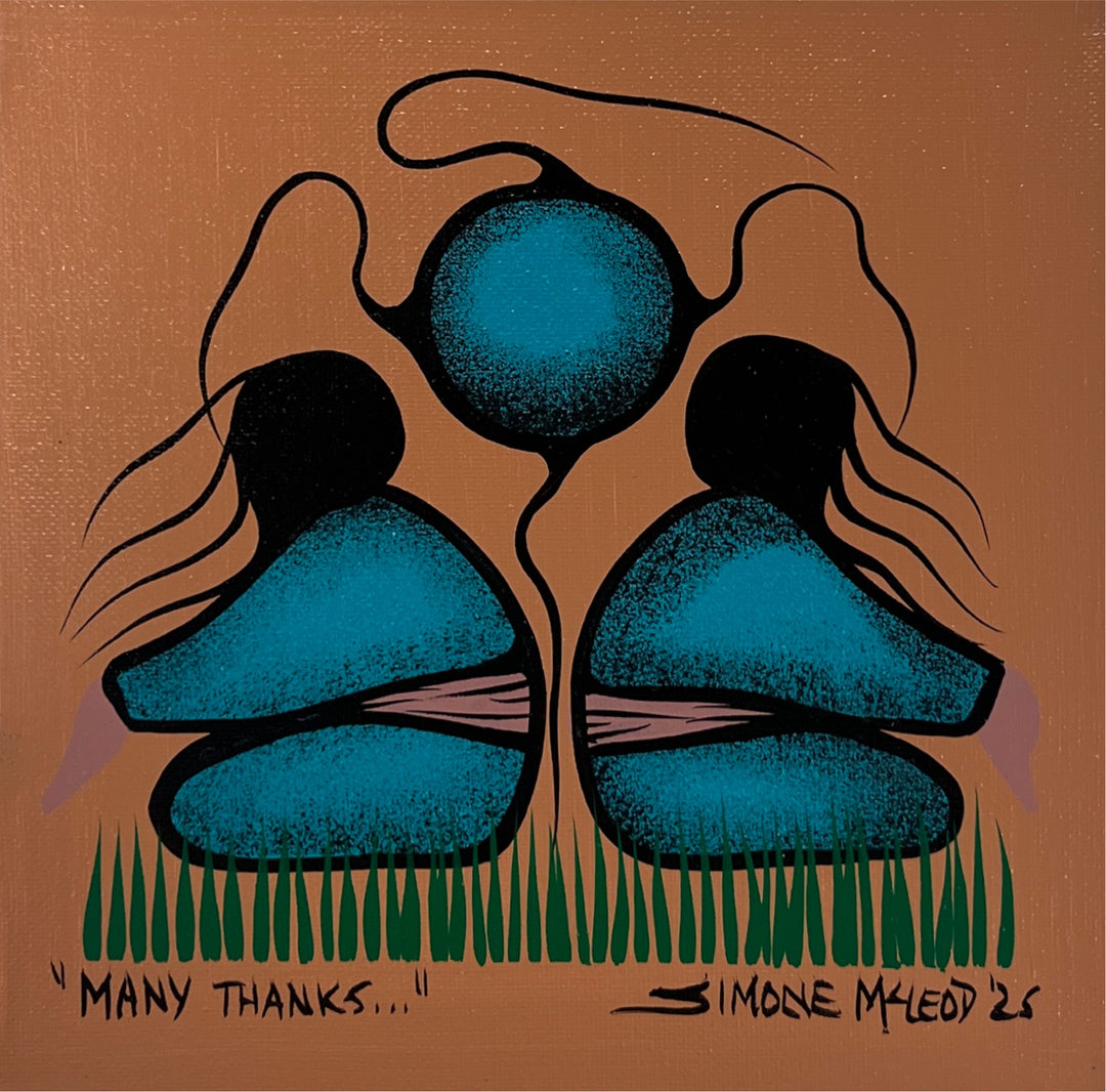 Simone McLeod 8"x8" Original Paintings (2025)