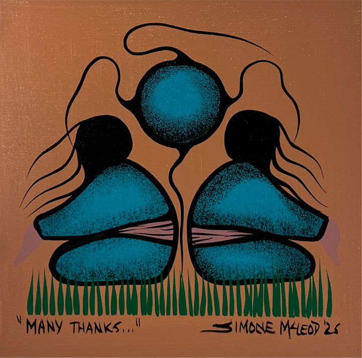 Simone McLeod 8"x8" Original Paintings (2025)