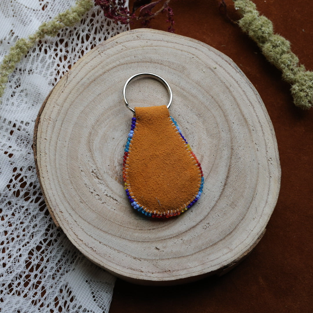 Jeannie A Beaded Keychain