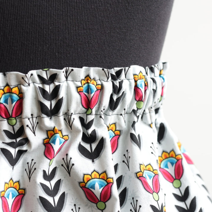 Vi's CREE-ations Blossoming Floral Ribbon Skirt