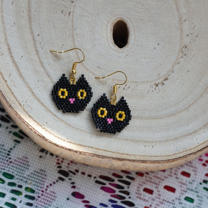 Feline Fancy Eh Cat Earrings