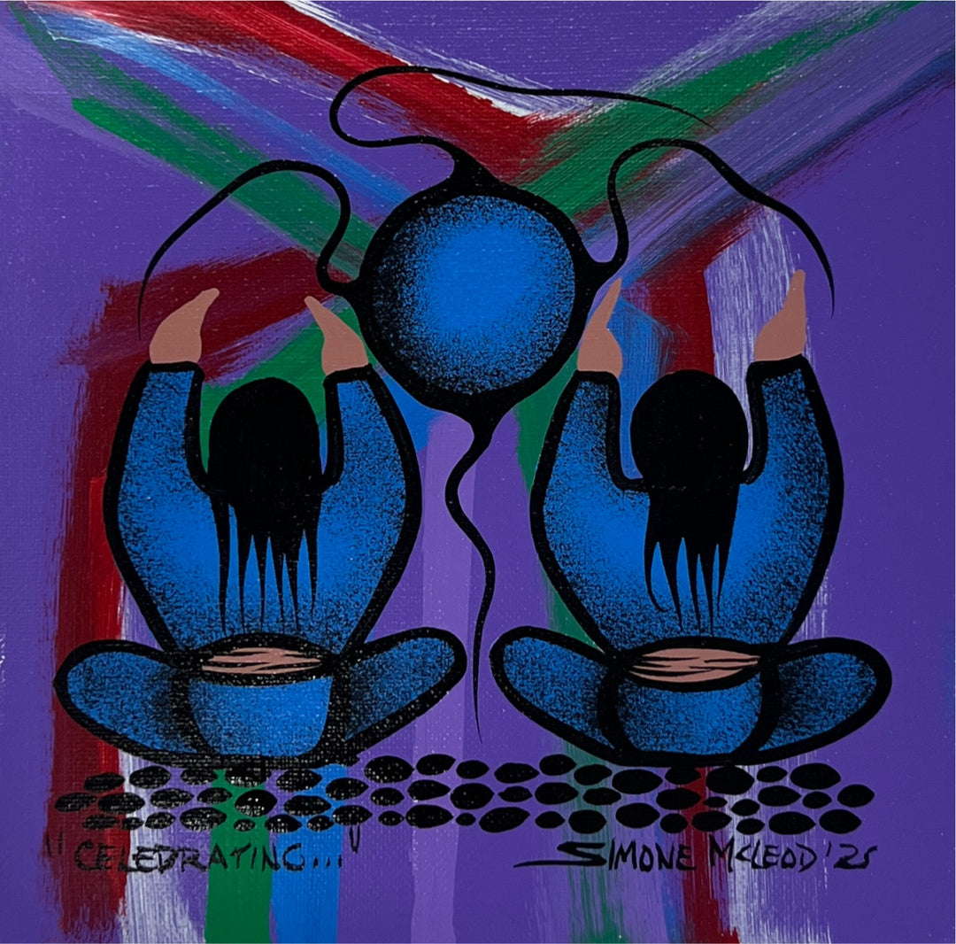 Simone McLeod 8"x8" Original Paintings (2025)