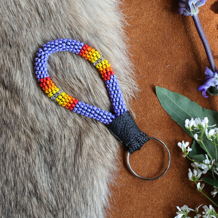Unique Beadz Fire Beaded Finger Lanyards