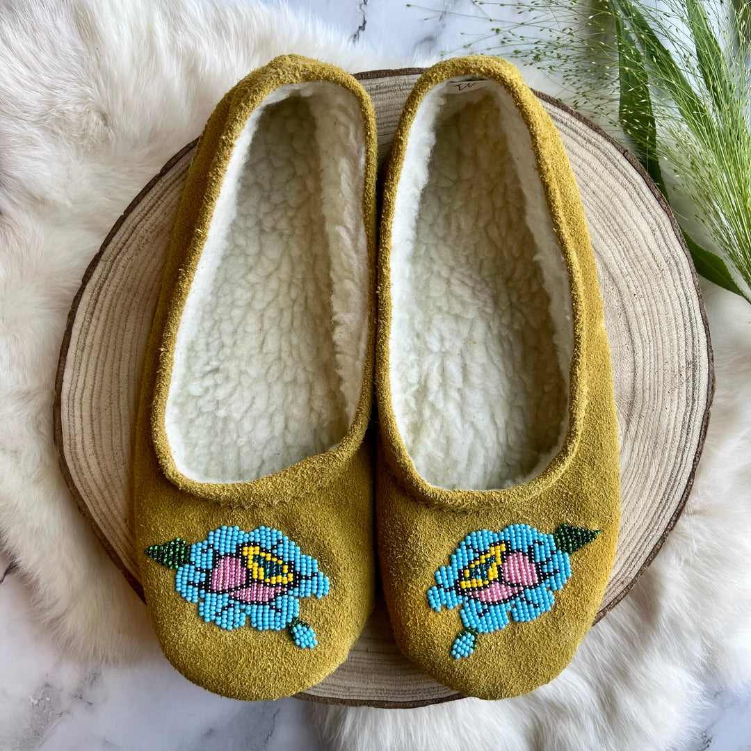 T. Sullivan's Women's Tan Ballet Style Moccasins