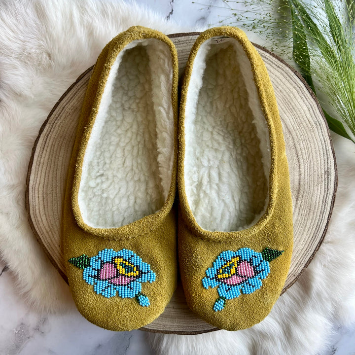 T. Sullivan's Women's Tan Ballet Style Moccasins