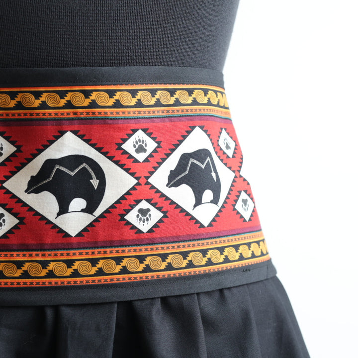 Phoenyx Designs Blue & Red Bear Ribbon Skirt & Belt