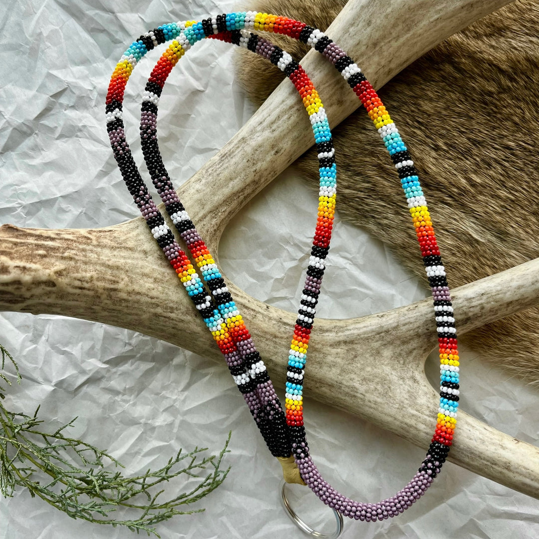 Keegan W. Beaded Neck Lanyards