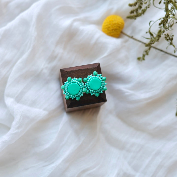 Prairie Beads Petite Monochrome Beaded Studs