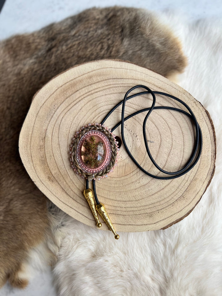 Katawashishin Beaded Medicine Bolo Ties