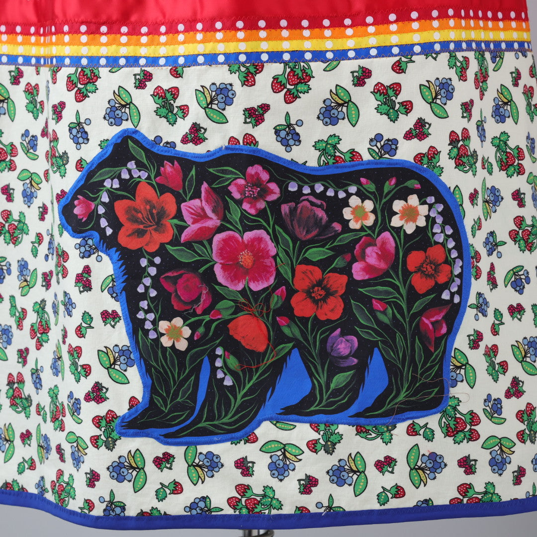 Carol B. Life is Beautiful Appliqué Ribbon Skirt