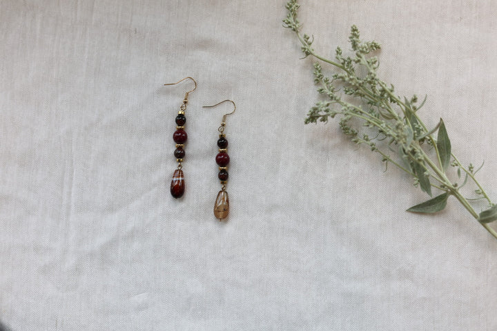 Helen H. Semi Precious Bead Earrings Assorted