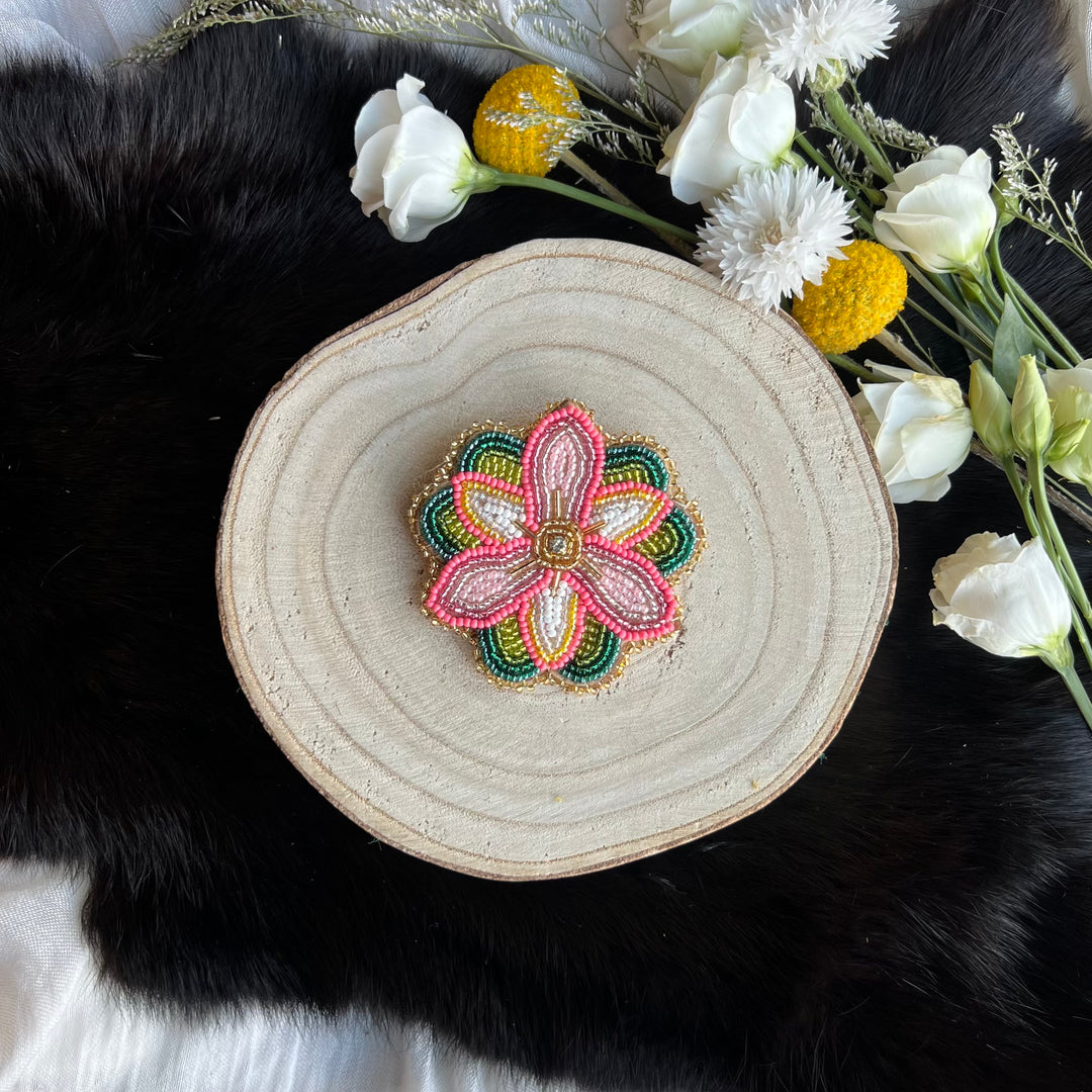 Ironstar Co. Beaded Floral Pins