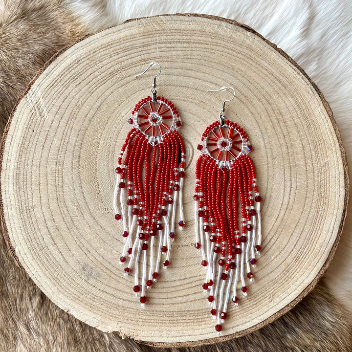 Lillian S. Dreamcatcher Fringe Earrings