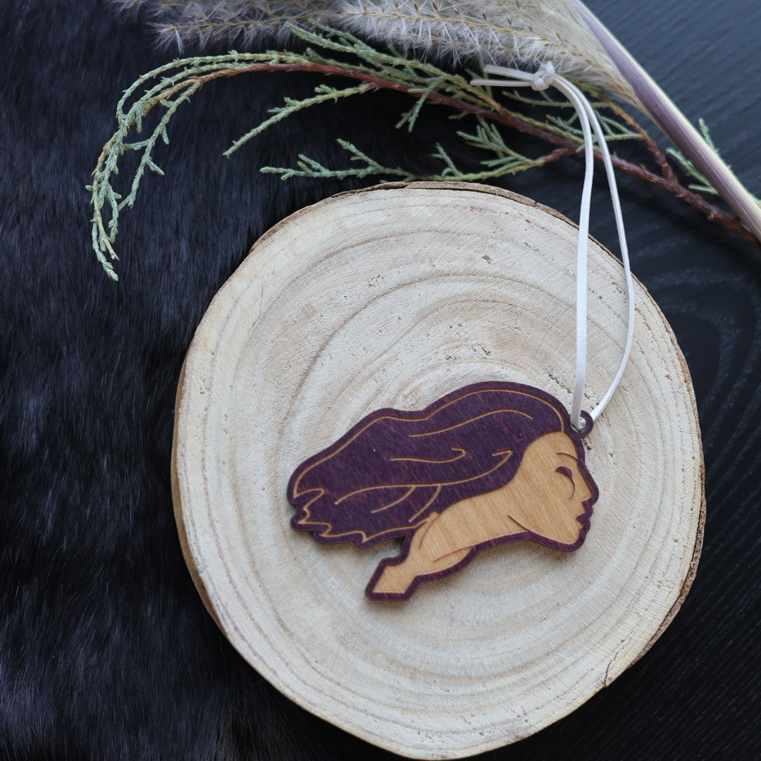 Pimâcihisowin Feminine Silhouette Hanging Ornament