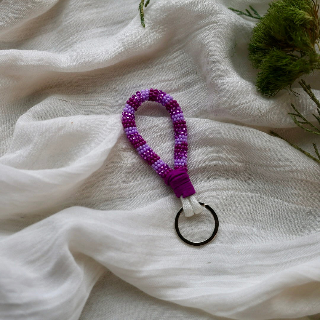 Prairie Beads Monotone Wrap Finger Lanyard