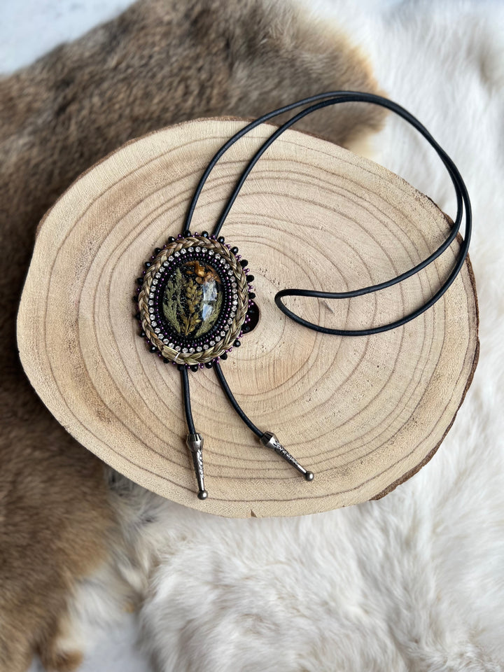 Katawashishin Beaded Medicine Bolo Ties