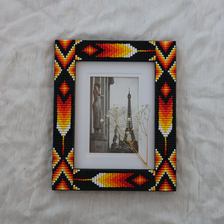 Beaded Frames By Elsie Fire Feathers Beaded Frames
