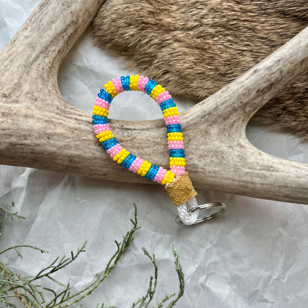 Keegan W. Striped Tiny Finger Lanyards