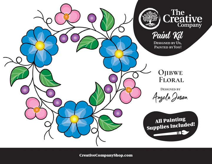 The Creative Company Ojibwe Floral Paint Kit
