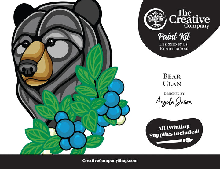 The Creative Company Bear Clan Paint Kit