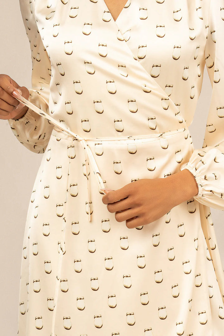 B. YELLOWTAIL Elk Ivory Maxi Wrap Dress- Ivory