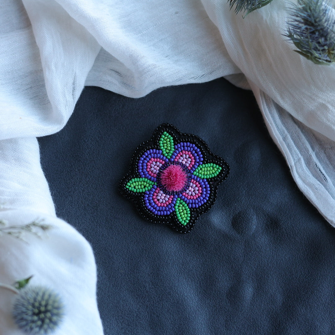 Beth Rose Designs Jade Collection Floral Brooches