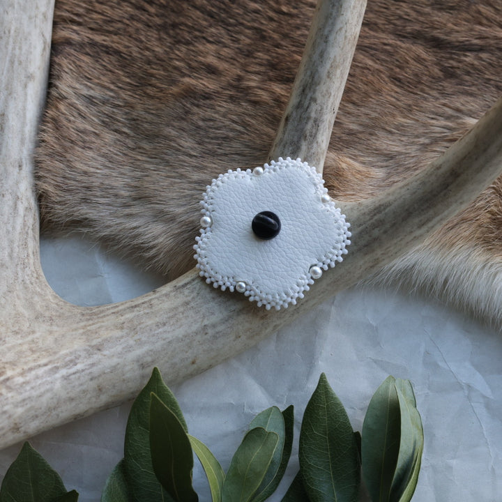 Keegan W. Beaded Flower Pins