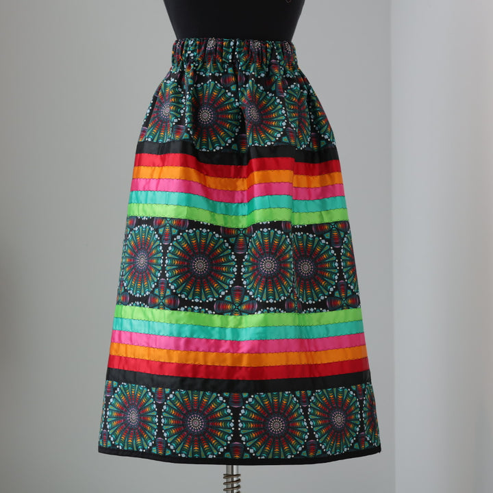 Carol B. Kaleidoscope Ribbon Skirt