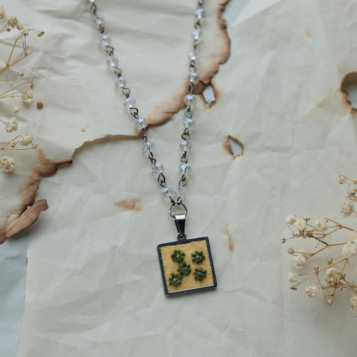 TLee Beads The Evelyn Beaded Pendant Necklace