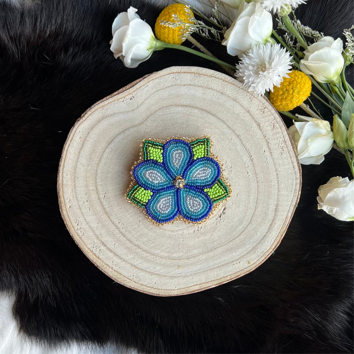 Ironstar Co. Beaded Floral Pins