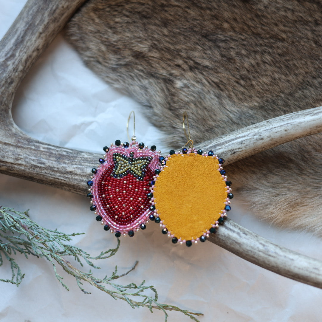Keegan W. Strawberry Drop Earrings