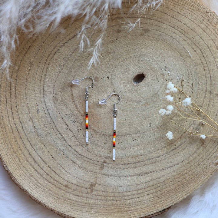 Sophie's Creations Simple Single-Strand Beaded Earrings