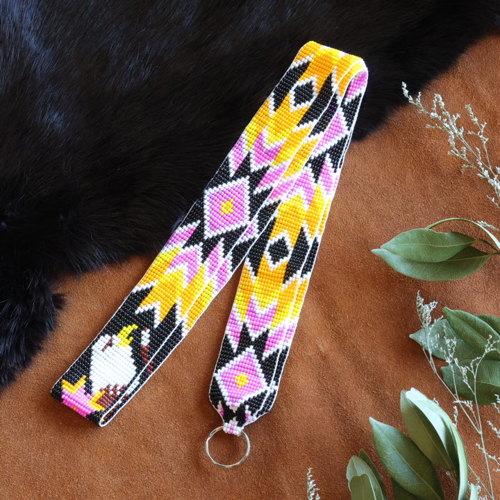 Garrett D. 1.25" Wide Loomed Neck Lanyard