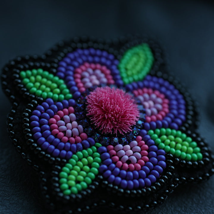 Beth Rose Designs Jade Collection Floral Brooches
