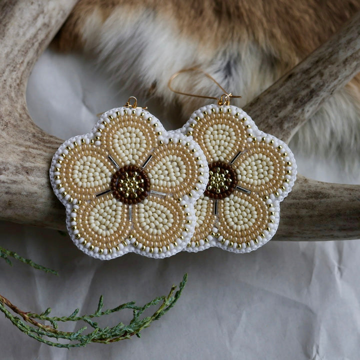 Keegan W. Five Petal Flower Earrings