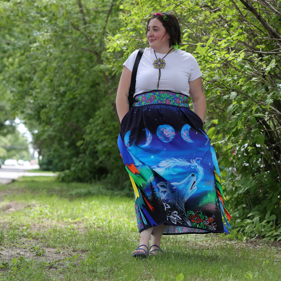 Phoenyx Designs Echoes of the Moon Belted Ribbon Skirt