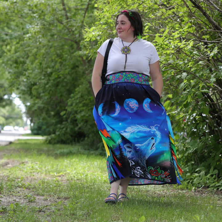 Phoenyx Designs Echoes of the Moon Belted Ribbon Skirt