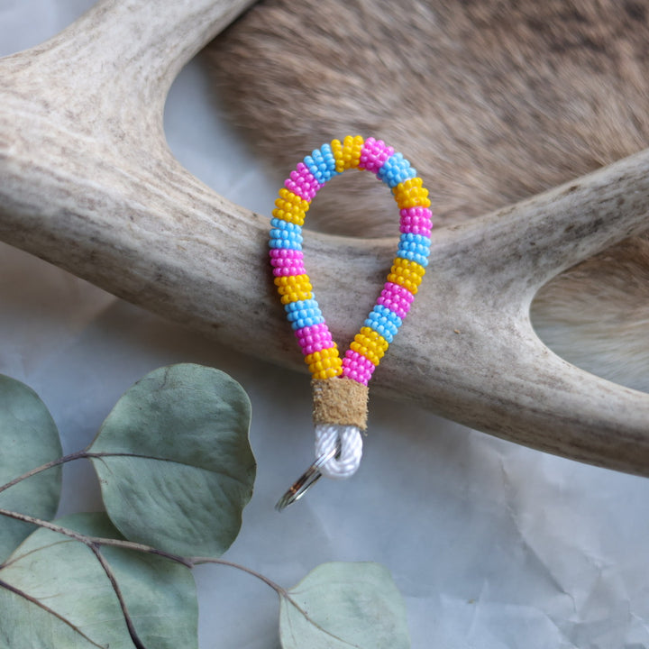 Keegan W. Striped Tiny Finger Lanyards