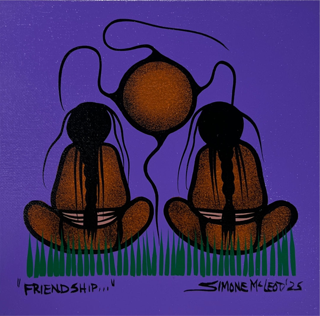 Simone McLeod 8"x8" Original Paintings (2025)