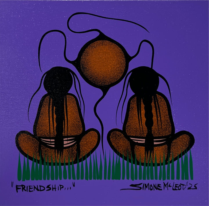 Simone McLeod 8"x8" Original Paintings (2025)