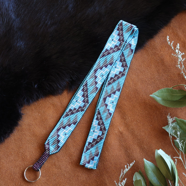 Garrett D. 1" Wide Loomed Neck Lanyard