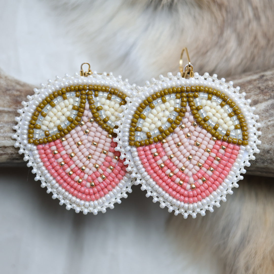 Keegan W. Heartberry Beaded Earrings