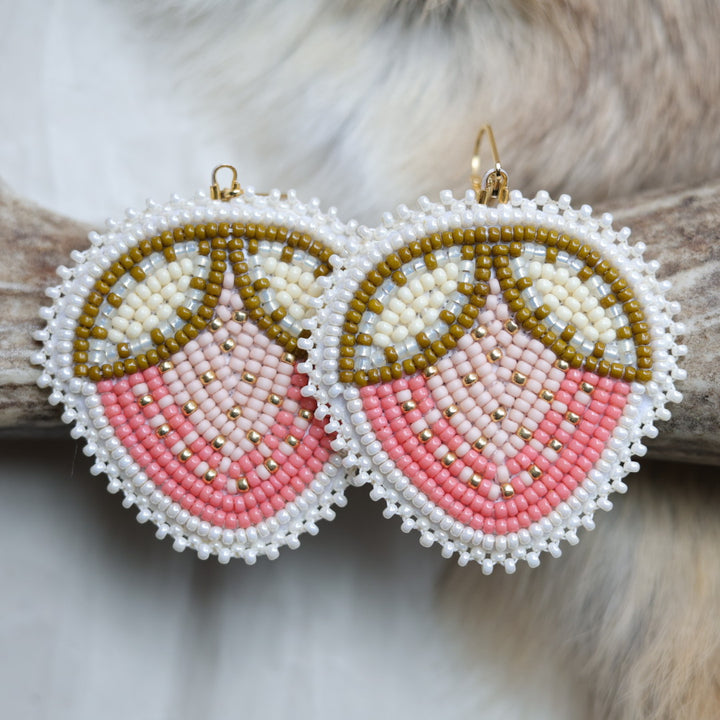 Keegan W. Heartberry Beaded Earrings