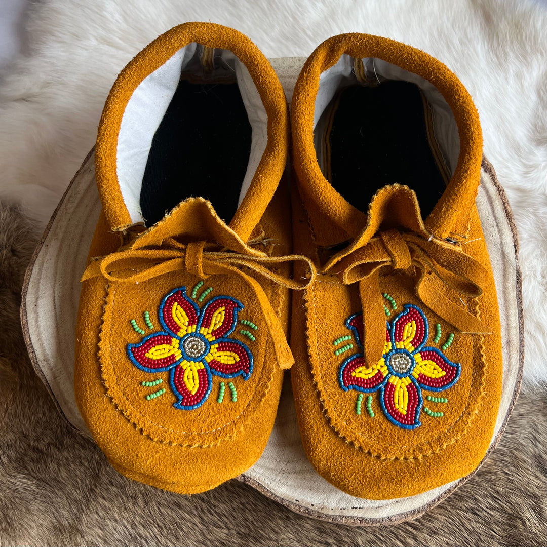 Sandra L Handmade Beaded Moccasins