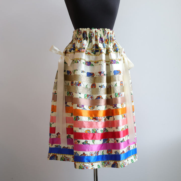 Handmade by Emily Cream Ribbon Skirt