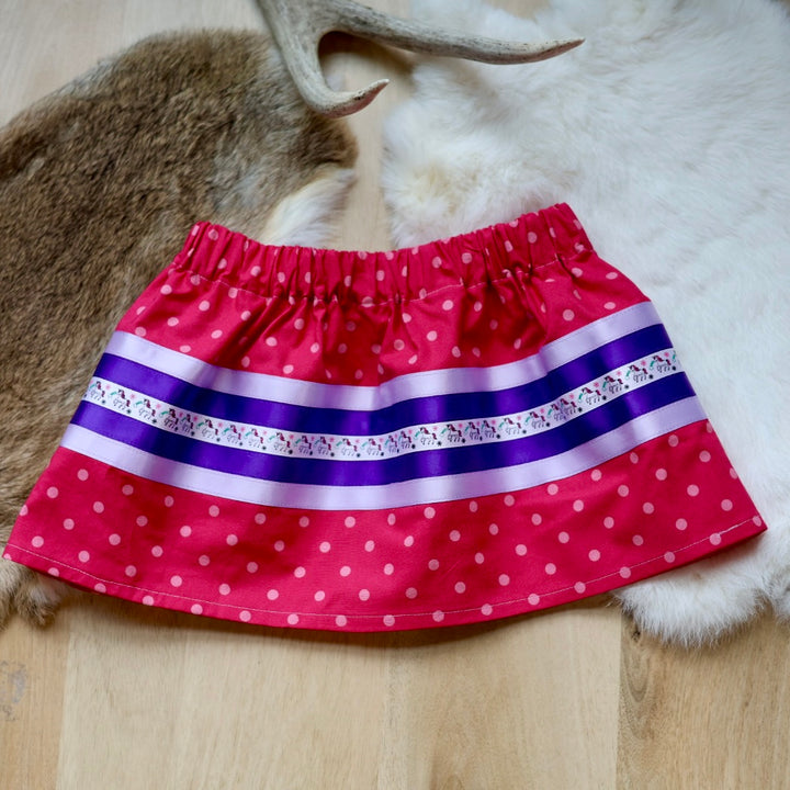 Adeline C. Unicorn Toddler Ribbon Skirt
