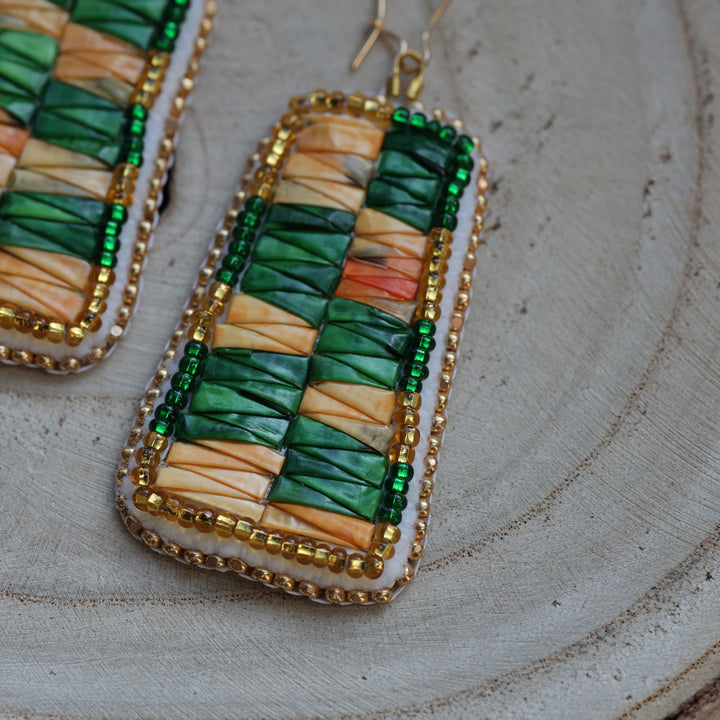 Feline Fancy Eh Saskatchewan Quill Earrings